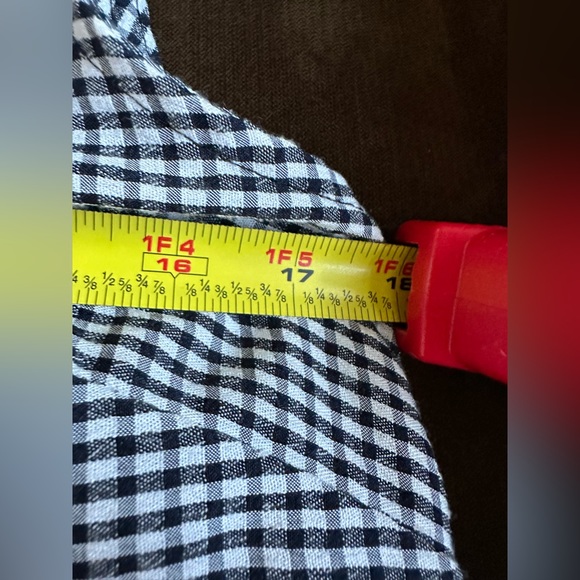 Giorgio Fiorlini Girls Black & White Checker Floral Design Summer Dress SZ 13/14 - Picture 12 of 12